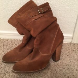 Zodiac Suede Leather Boots—8